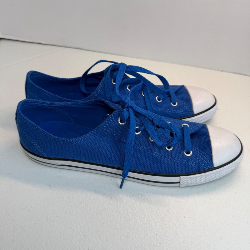 Converse Chuck Taylor All Star Dainty Ox Laser Blue Canvas Sneaker 10 - Picture 2 of 12
